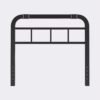 SunnyDaze 40 Inch High Dorm Headboard Twin XL Metal, Headboard Twin XL College Dorm, Easy Installation, Provides Good Support, Black - Image 2
