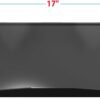 Bedside Shelf for Bunk Beds, Lofts & Bed Frames - Heavy Duty Storage Tray Fits Laptops, Book & Drinks - Great for Students College Dorm Room & Kids Bedroom to Replace Nightstand (Black) - Image 4