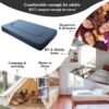 WOTU Folding Bed Couch 10 Inch Fold Out Sofa Bed Memory Foam Mattress Comfortable Floor Couch Sleeper Sofa Twin, Dark Blue for Apartments, College Dorms, Guest Room, Living Room - Image 8
