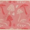 Trendy Mushroom Doormat Entrance,Groovy Welcome Mat for Front Door,Home Mats for Indoor Entrance,Home Bathroom College Dorm Decor,30×16 Inch - Image 2