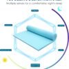 Momend 2Inch Memory Foam Mattress Pad Twin XL, Cooling Gel-Infused Extra Long Single Bed Topper for College Dorm - Image 4