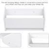 Angoily Wall Shoe Rack Wall Mounted Shoes Rack Hanging Shoe Organizer Door Back Shoe Hangers Storage Shelf for College Dorm Room Accessories 40cm White Wall Mounted Shoe Rack - Image 7