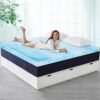 BedsPick 3 Inch Memory Foam Mattress Topper Twin XL, College Dorm Extra Long XL Mattress Toppers Ventilated Gel Infused Soft Foam Single Bed Toppers - Image 8
