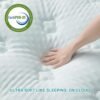 Hansleep Memory Foam Twin XL Mattress Topper, Twin XL Mattress Pad Cover for College Dorm with Deep Pocket, Breathable Pillow Top Mattress Topper Twin Extra Long with Gel Foam, 39x80 Inches, Grey - Image 4