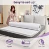 BDEUS 3 Inch Cooling Gel Memory Foam Mattress Topper for College Dorm, Ventilated High Density Pad for Pressure Relief, Bed Topper with Removable Cooling Touch Soft Cover, Twin XL Size - Image 7