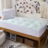Hansleep Memory Foam Twin XL Mattress Topper, Twin XL Mattress Pad Cover for College Dorm with Deep Pocket, Breathable Pillow Top Mattress Topper Twin Extra Long with Gel Foam, 39x80 Inches, Grey - Image 2