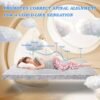 BedsPick Memory Foam Mattress Topper Twin XL 3 Inch, Foam Mattress Pad Extra Long Twin, Super Soft College Dorm Bed Toppers with Ventilation Holes - Image 4
