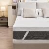 BDEUS 3 Inch Cooling Gel Memory Foam Mattress Topper for College Dorm, Ventilated High Density Pad for Pressure Relief, Bed Topper with Removable Cooling Touch Soft Cover, Twin XL Size - Image 2