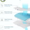 3" [Full XL] Mattress Topper, Memory Foam Mattress Topper Full Extra Long for College Dorm with Ultra Soft Cover & Corner Straps, CertiPUR-US Certified - Image 5