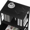 YBING Nightstands Set of 2 End Table with Fabric Drawers Night Stands for Bedroom Side Table with Storage Shelf Bedside Tables Small for Living Room College Dorm Black - Image 6