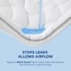 Bedsure Twin XL Mattress Topper Waterproof - Pillow Top Mattress Protector Extra Thick for College Dorm with 8-21" Deep Pocket, Mattress Pad Fitted, Soft Bed Topper Twin Extra Long - Image 6
