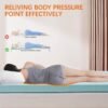 3 Inch Gel Memory Foam Mattress Topper Queen Size, Mattress Pad Cover for Pressure Relief, Bed Topper with Removable Cover，Soft & Breathable - Image 5
