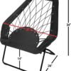 Zenithen Foldable Portable Black Hexagon Folding Bungee Chair, Perfect for Dorm Rooms, Bed Rooms, and Living Room, Use for Reading, Studying or Gaming, Black, 32" (Pack of 2) - Image 4