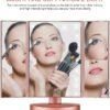 3 Folds Lighted Vanity Makeup Mirror,1X/2X/3X Magnification, 21 LED Light Bright Table Mirror with Touch Screen,180 Adjustable Rotation,Portable Travel Cosmetic Mirror - Image 3