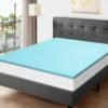 Momend 2Inch Memory Foam Mattress Pad Twin XL, Cooling Gel-Infused Extra Long Single Bed Topper for College Dorm - Image 6