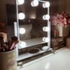 Vanity Mirror with Lights, Makeup Mirror with Lights,3 Color Lighting Modes Detachable 10X Magnification Mirror Touch Control,360°Rotation, White. - Image 7