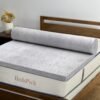 BedsPick Memory Foam Mattress Topper Twin XL 3 Inch, Foam Mattress Pad Extra Long Twin, Super Soft College Dorm Bed Toppers with Ventilation Holes - Image 2
