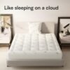 Viscose Made from Bamboo Twin Extra Long XL Mattress Topper - Thick Cooling Breathable Pillow Top Mattress Pad for Back Pain Relief - Deep Pocket Topper Fits 8-20 Inches (39x80 Inches) - Image 3