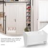 Angoily Wall Shoe Rack Wall Mounted Shoes Rack Hanging Shoe Organizer Door Back Shoe Hangers Storage Shelf for College Dorm Room Accessories 40cm White Wall Mounted Shoe Rack - Image 9
