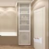 Angoily Wall Shoe Rack Wall Mounted Shoes Rack Hanging Shoe Organizer Door Back Shoe Hangers Storage Shelf for College Dorm Room Accessories 40cm White Wall Mounted Shoe Rack - Image 10