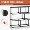 WLIVE Fabric Dresser for Bedroom, Storage Drawer Unit, Dresser TV Stand for 32 40 43 inch TV, Wide Dresser with 8 Large Deep Drawers for Office, College Dorm, Charcoal Black - Image 8