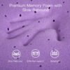 2 Inch Twin XL(39"x80") Gel Memory Foam Mattress Topper,Cooling Gel Infused Mattress Pad Purple Mattress Topper for Pressure Relief Back Pain,CertiPUR-US Certified - Image 3