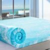 BedsPick 3 Inch Memory Foam Mattress Topper Twin XL, College Dorm Extra Long XL Mattress Toppers Ventilated Gel Infused Soft Foam Single Bed Toppers - Image 2
