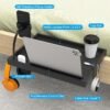 GRDNON Bedside Shelf with Phone Holder for Bed, ‎Bamboo Bed Shelf Organizer for Top Bunk, Clip on Nightstand for College Dorm Loft Bed, Bedside Shelf Tray for Kids, Built Earphones & Tablet Slot - Image 5