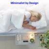 BedShelfie Bedside Shelf for Bunk Bed & Top Bunk, College Dorm Room Essentials, Clip On Nightstand, Bed Side Table Tray Organizer - Cable Catch, Black - Image 9