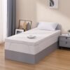 2 Inch Twin XL Soft Mattress Topper - with Removable Fitted Cover, Lavender Infusion Memory Foam Mattress Topper, Ventilation Design - Image 2