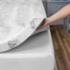 BioPEDIC 3-Inch Twin-XL Size Mattress Topper, Bamboo Charcoal Infused Medium Plush Memory Foam Mattress Topper, CertiPUR-US Certified, White, Twin-XL Size (80" L x 39" W x 3" H) - Image 4