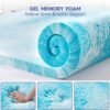 3 Inch Dual Layer Memory Foam Mattress Topper, 2 Inch Memory Foam Plus 1 Inch Down Alternative Pillowtop Mattress Pad, with Bedside Pocket, Support for Back Pain (Twin XL, White) - Image 4