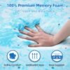 BedsPick 3 Inch Memory Foam Mattress Topper Twin XL, College Dorm Extra Long XL Mattress Toppers Ventilated Gel Infused Soft Foam Single Bed Toppers - Image 5