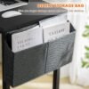 Sweetcrispy Small Computer Office Desk 32 Inch Kids Student Study Writing Work with Storage Bag & Headphone Hooks Modern Simple Home Bedroom PC Table - Image 7