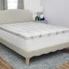 BioPEDIC 3-Inch Twin-XL Size Mattress Topper, Bamboo Charcoal Infused Medium Plush Memory Foam Mattress Topper, CertiPUR-US Certified, White, Twin-XL Size (80" L x 39" W x 3" H) - Image 3