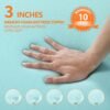 3 Inch Gel Memory Foam Mattress Topper Queen Size, Mattress Pad Cover for Pressure Relief, Bed Topper with Removable Cover，Soft & Breathable - Image 4