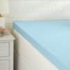 Amazon Basics Cooling Gel-Infused Memory Foam Mattress Topper, CertiPUR-US Certified, 3 Inches, Twin XL, Blue - Image 2