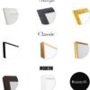Beauty4U Full Length Mirror Wall Mirror Full Body Dressing Mirror Wall Mounted Hanging for Dorm Home, 50"x 14", White - Image 8