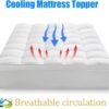 Twin XL Size Mattress Topper Extra Thick Cooling Mattress Pad Cover 3D Snow Down Alternative Fill Pillow Top with 8-21 Inch Deep Pocket - Image 3