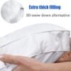 Twin XL Size Mattress Topper Extra Thick Cooling Mattress Pad Cover 3D Snow Down Alternative Fill Pillow Top with 8-21 Inch Deep Pocket - Image 5