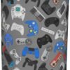 Video Game Controller Grey Background Laundry Hamper Storage Basket Toys Clothes Organizer Bin For Home Bathroom Bedroom Dorm Nursery, 62l - Image 3