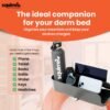 Squirrel-The Bedside Perch, Bedside Caddy & Nightstand with USB-C & A Charging ports, College Dorm Room Essentials, Bedside Shelf, Bunk Bed & Couch Storage Cup Holder, Bedside Organizer - (Black) - Image 3