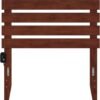 AFI, Oxford Headboard, Twin with Attachable USB Charger, Walnut - Image 2