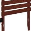 AFI, Oxford Headboard, Twin with Attachable USB Charger, Walnut - Image 5