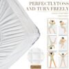 Twin XL Mattress Topper for Single Bed, Cymula Sherpa Mattress Pad for College Dorm Bed 2inch Extra Thick Mattress Cover with 900GSM Down Alternative Soft Pillow Top with 8-21" Deep Pocket, 39x80in - Image 5