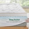 Twin XL Mattress Topper 4 Inch, 2 Inch High Density Foam Bed Topper Twin XL Size for College Dorm Bed Plus 2 Inch Ultra Comfy Mattress Pad Extra Long XL Single Bed Toppers - Image 8