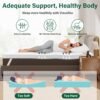 4 Inch Mattress Topper Twin XL, Gel Memory Foam Mattress Topper for Twin XL Size for College Dorm Bed, Gel Infused Foam Bed Topper for Extra Long XL Single Bed with Cover - Image 4