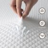 2 Inch Firm Mattress Topper Twin, Cooling Gel Infused Bed Topper for Back Pain Relief - Firm Foam Mattress Topper, CertiPUR-US Certified，Removable Cover - Image 6