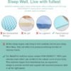 BedsPick Memory Foam Mattress Topper Twin XL 3 Inch Gel Infused Soft Foam Mattress Pad College Dorm Extra Long XL Single Bed Toppers - Image 3