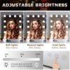 10"x 12" Vanity Mirror with Lights, Hollywood Lighted Makeup Mirror with 3 Color Modes and 12 Dimmable Diamond LED Light Bulbs, Touch Control for Bedroom, White - Image 4